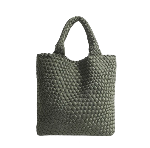 ZOE BAG LARGE INTRECCIATA MILITAR