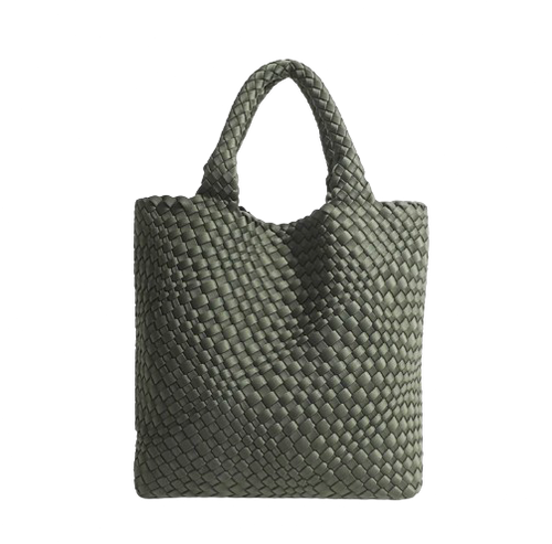 ZOE BAG LARGE INTRECCIATA MILITAR