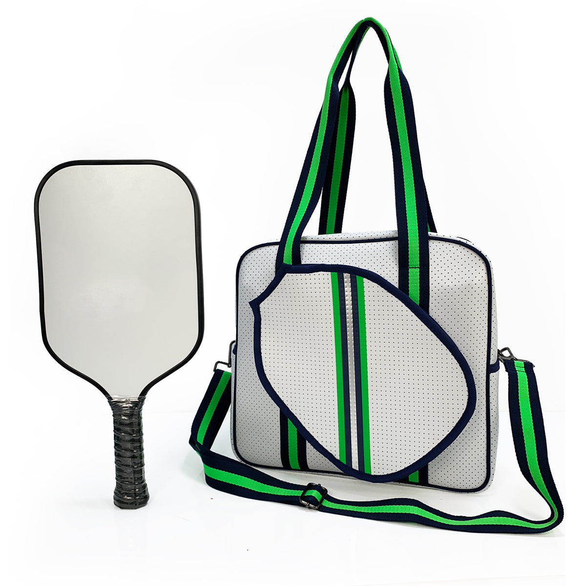 ZOE PADEL WHITE&amp;GREEN