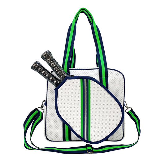 ZOE PADEL WHITE&amp;GREEN