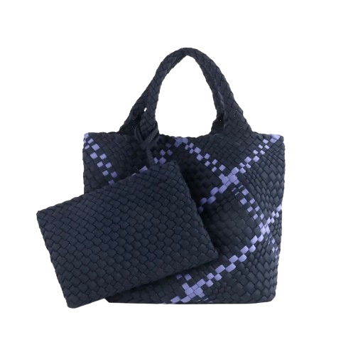 ZOE BAG MEDIUM WOVEN BLUE&amp;LILIAC