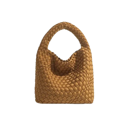 ZOE BAG SMALL WOVEN TAN