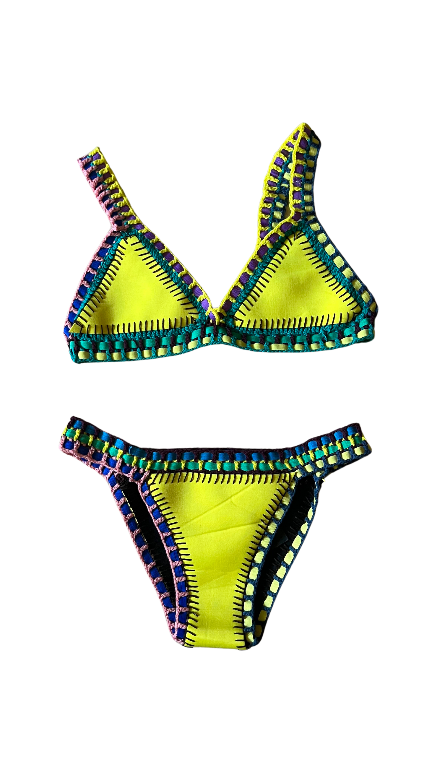 ZOE BIKINI - NEOPRENE GIALLO